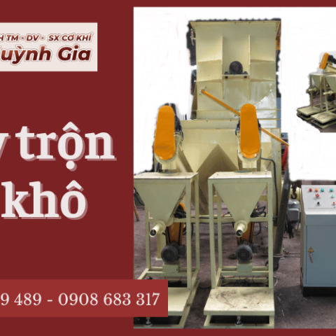 Máy trộn vữa khô - Giải pháp nhanh chóng, hiệu quả trong thi công