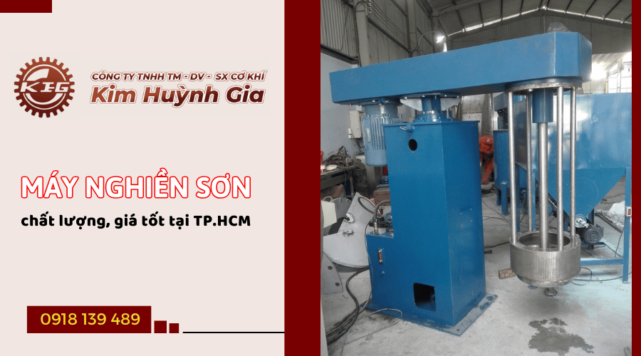 Máy nghiền sơn - Thiết bị không thể thiếu trong ngành sản xuất sơn